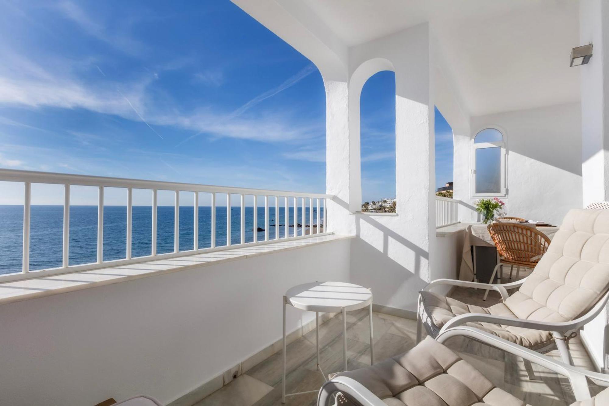 Ferienwohnung Oceanfront Mijas Exterior foto