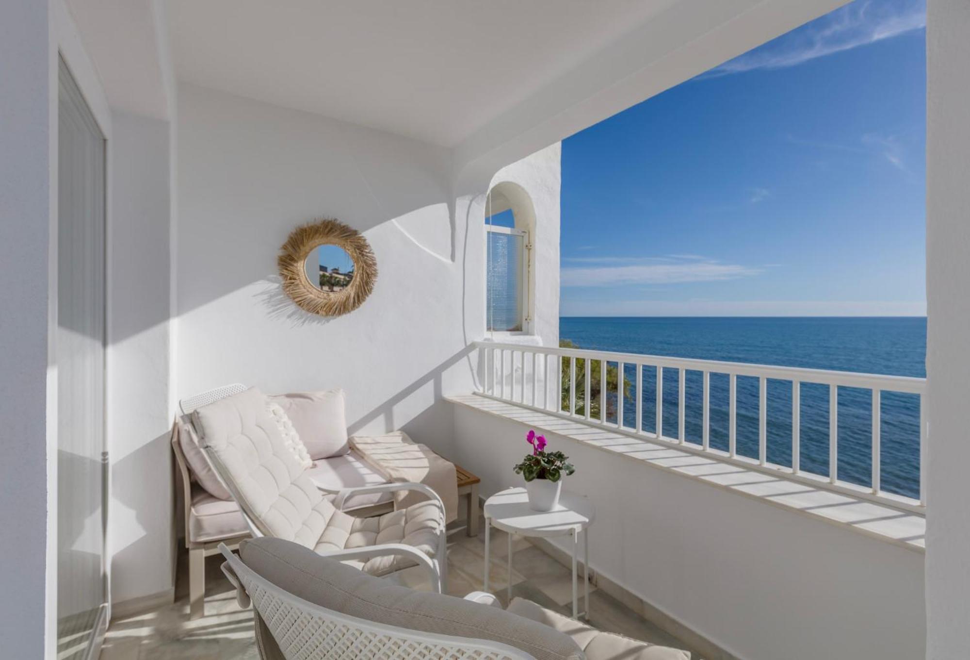 Ferienwohnung Oceanfront Mijas Exterior foto
